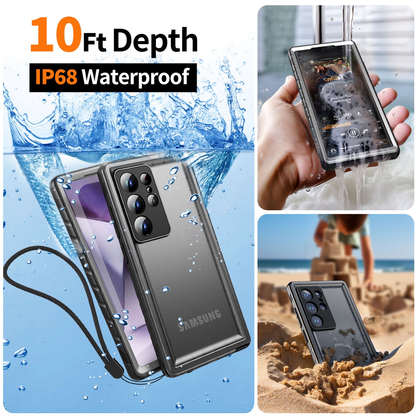 Waterproof Case for Samsung Galaxy S24 Ultra