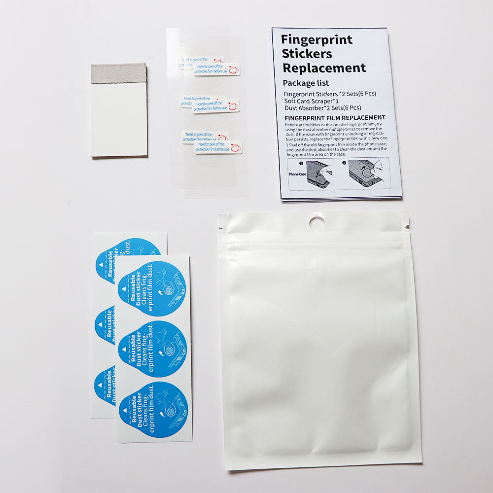 Fingerprint Sticker Replacement for CozyCase Waterproof Cases for Samsung Series