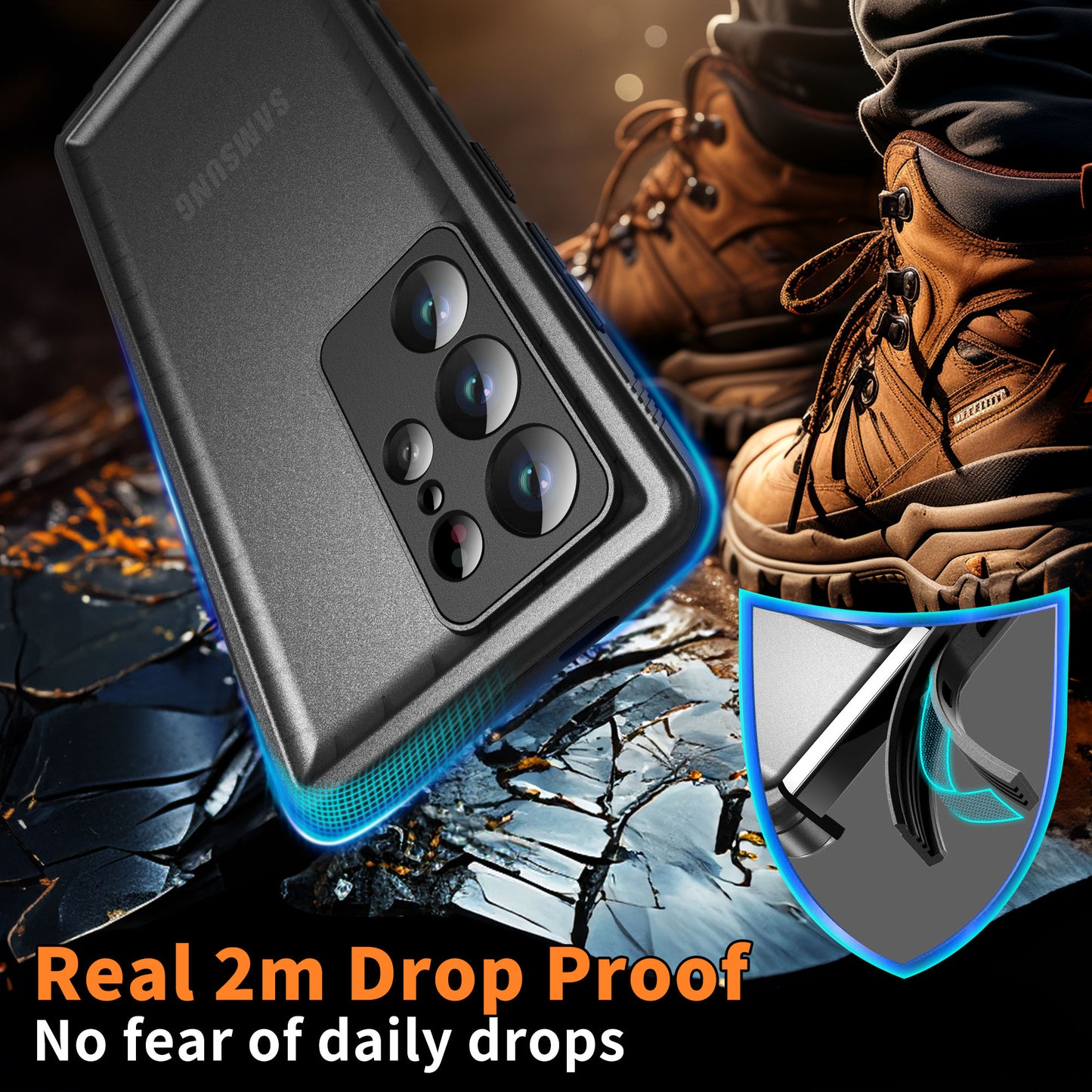 Waterproof Case for Samsung Galaxy S24 Ultra