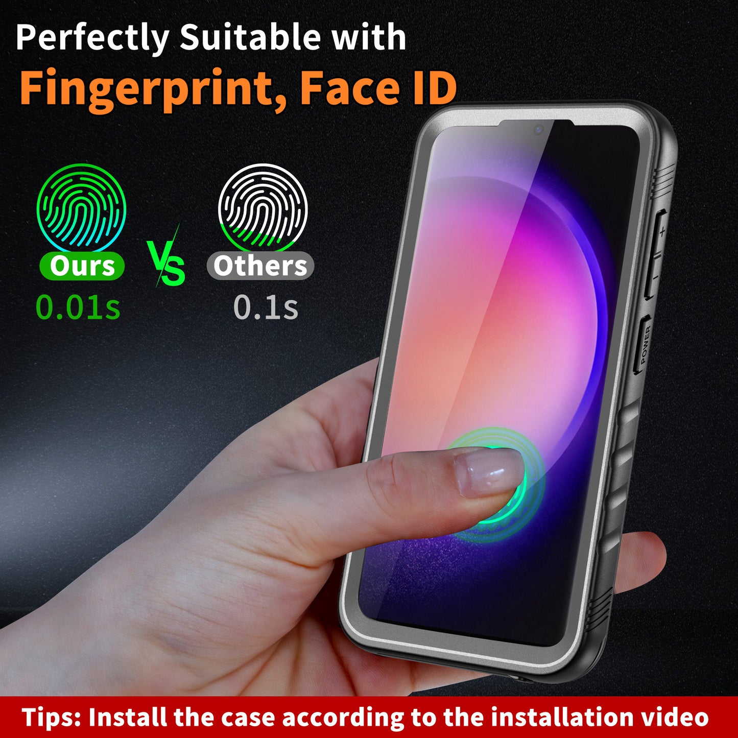 Waterproof Case for Samsung Galaxy S24