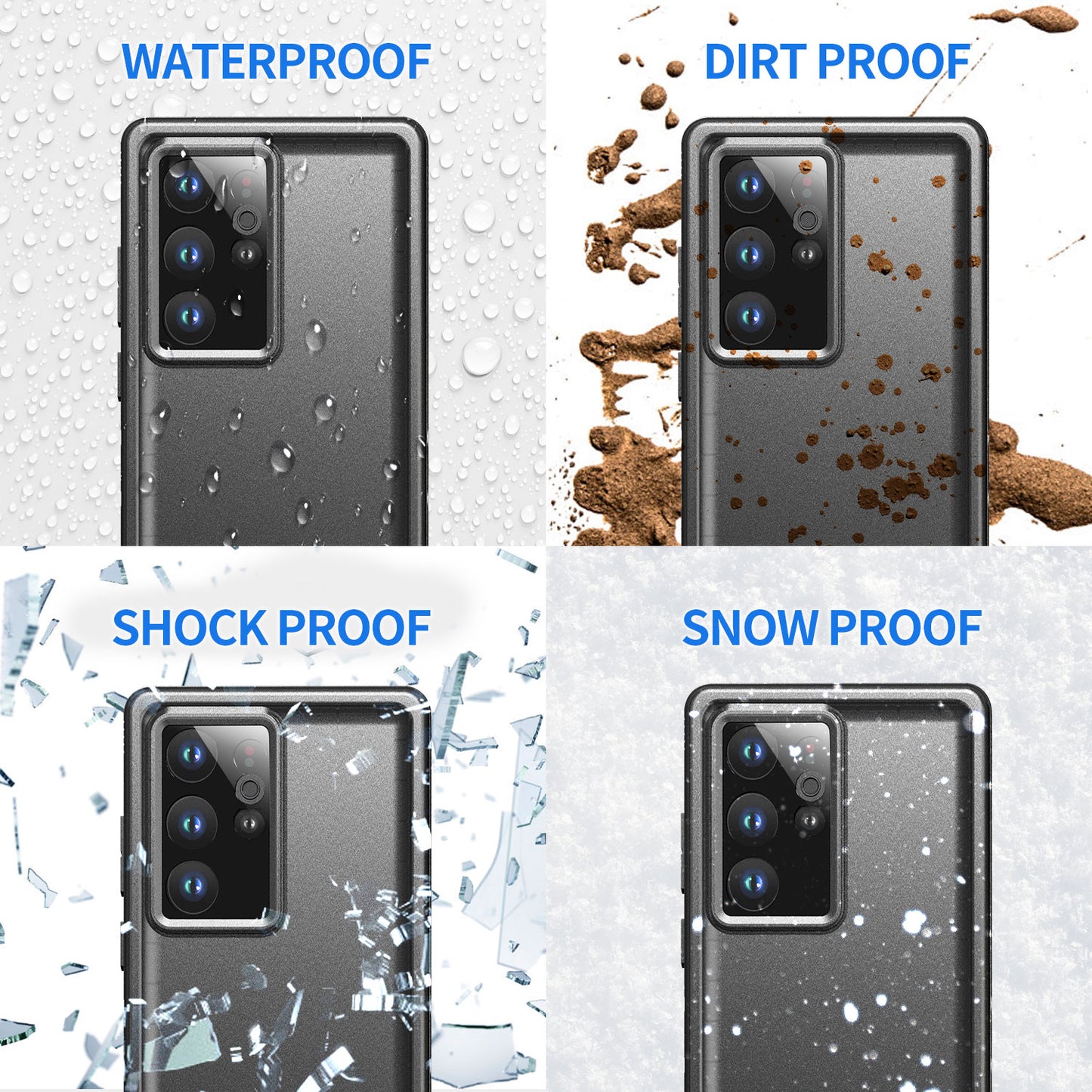 Waterproof Case for Samsung Galaxy S23 Ultra