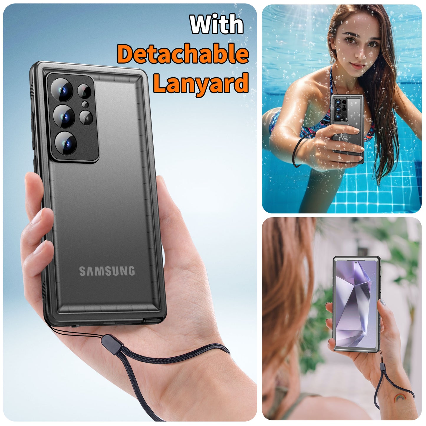 Waterproof Case for Samsung Galaxy S24 Ultra