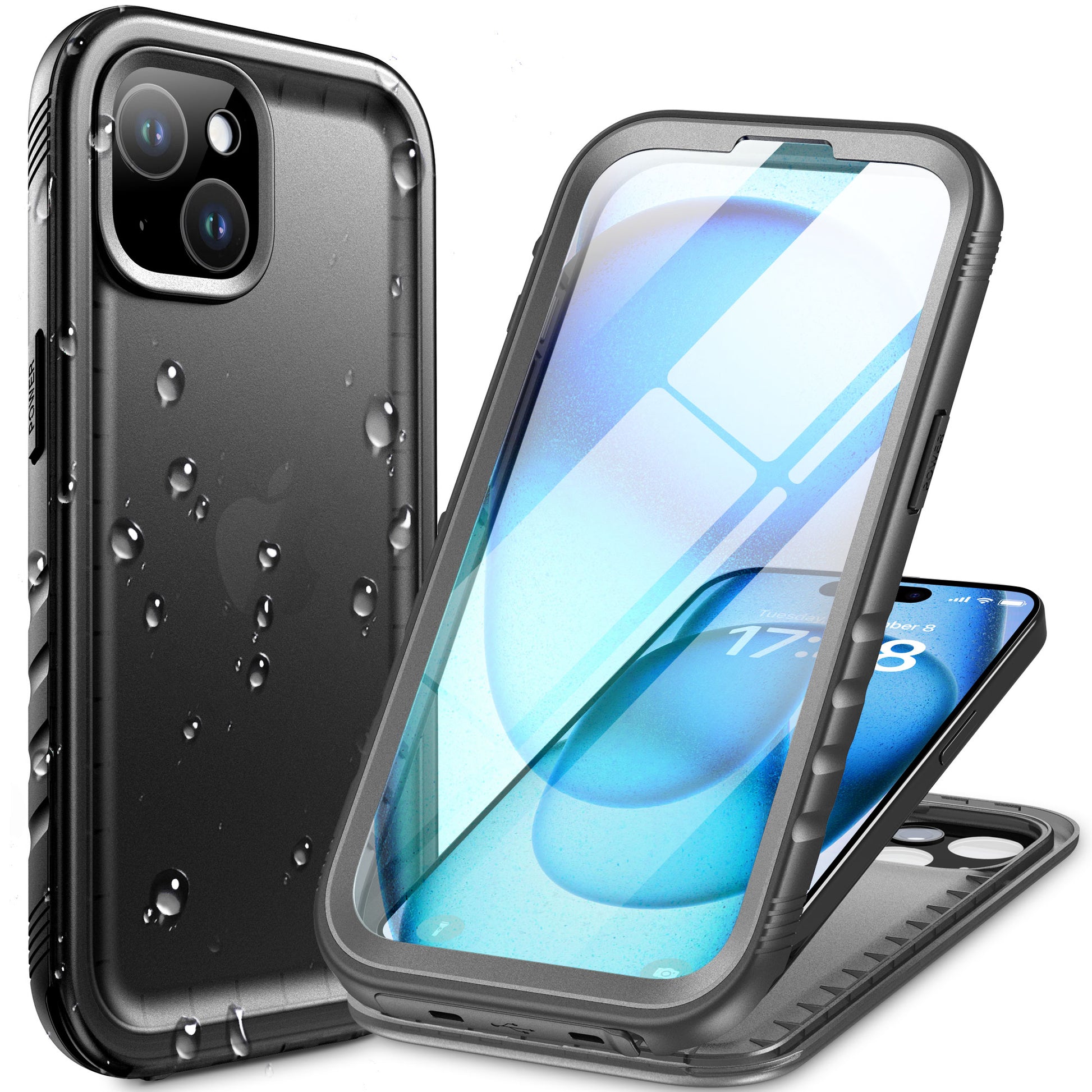 Durable Waterproof Shockproof Case for iPhone 15 Series CozyCase Durable Waterproof Shockproof Case for iPhone 15 Series CozyCase